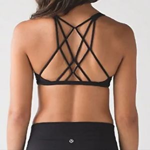 Lululemon Free To Be Zen Sports Bra Size 6 Colour Grey